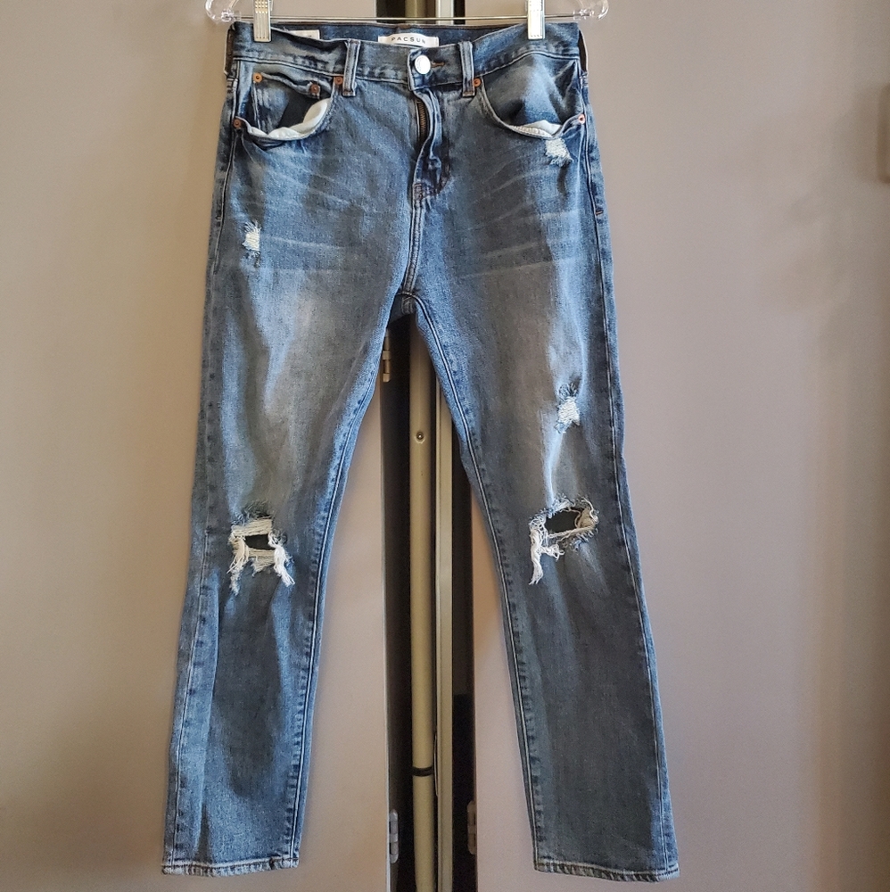👖 PacSun Slim Taper Distressed Jean